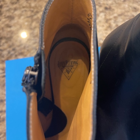 John Fluevog rockstar nuumite ankle boots black size 10 - Picture 9 of 11